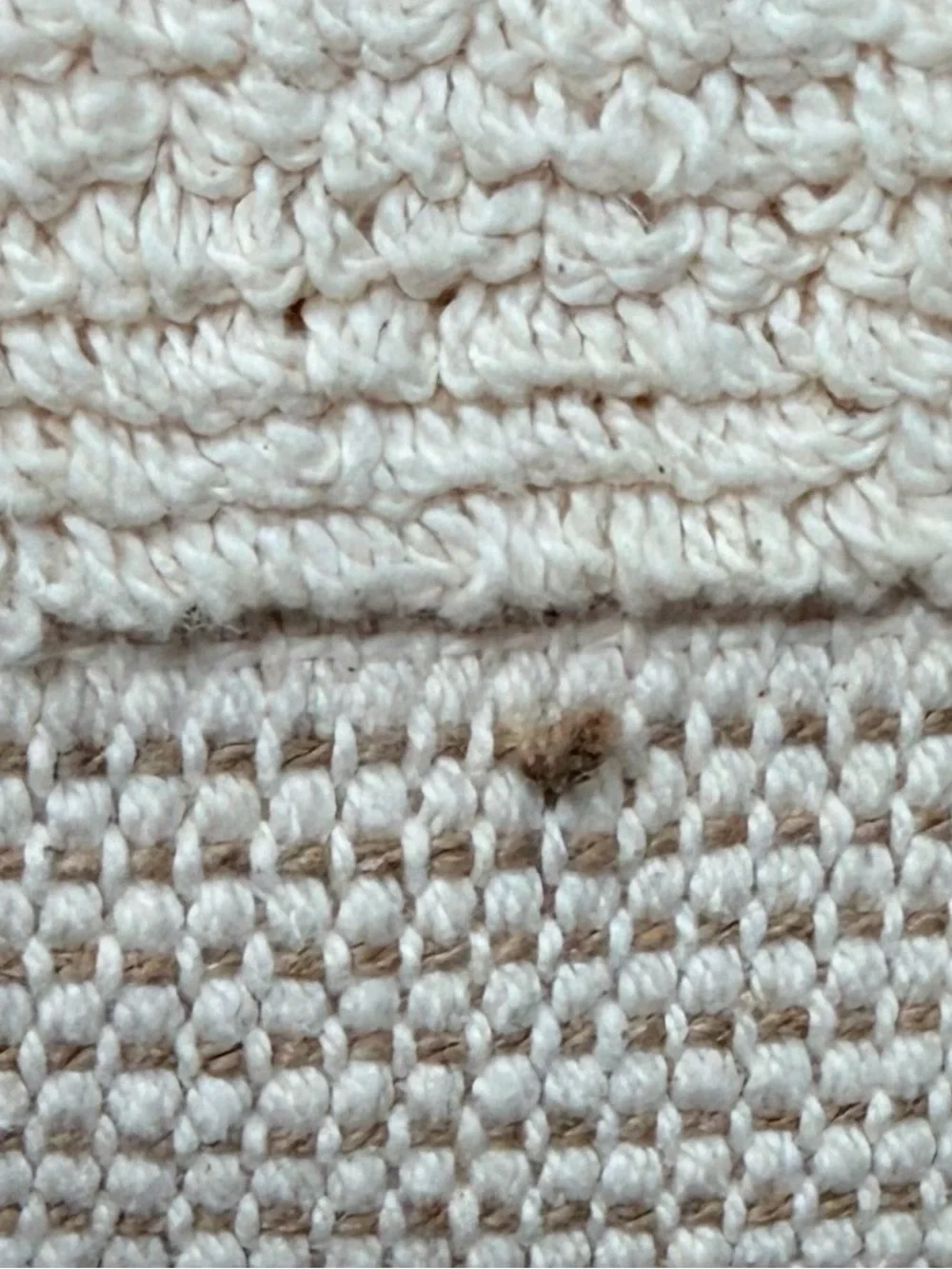 Hobby Lobby Boho Cream Woven Stripe Lumbar Pillow